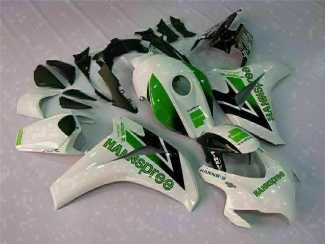 2008-2011 Green White Honda CBR1000RR Motorcycle Fairings Kit UK Stores 2008-2011 Green White Honda CBR1000RR Motorcycle Fairings Kit UK Stores