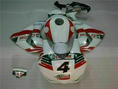 2008-2011 White Castrol 4 Honda CBR1000RR Motorcycle Fairing UK Stores