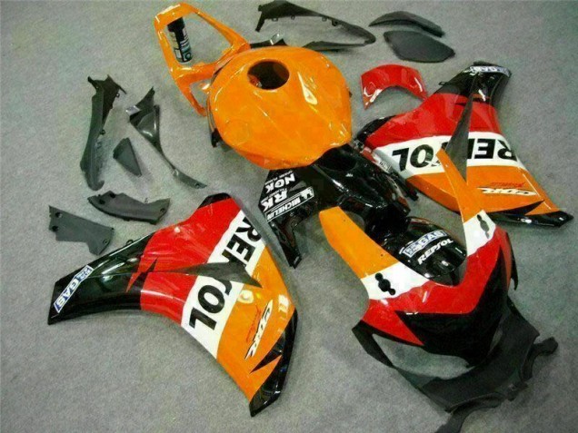 2008-2011 Orange Repsol Honda CBR1000RR Motorcycle Fairing Kits UK Stores 2008-2011 Orange Repsol Honda CBR1000RR Motorcycle Fairing Kits UK Stores
