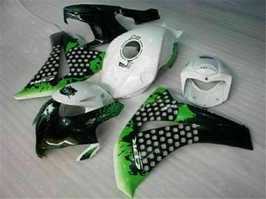2008-2011 Green White Honda CBR1000RR Motor Bike Fairings UK Stores