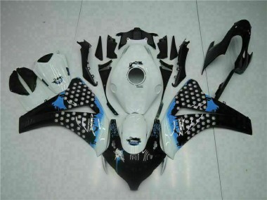 2008-2011 White Black Honda CBR1000RR Moto Fairings UK Stores