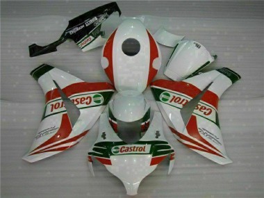 2008-2011 White Red Honda CBR1000RR Motorcycle Replacement Fairings UK Stores