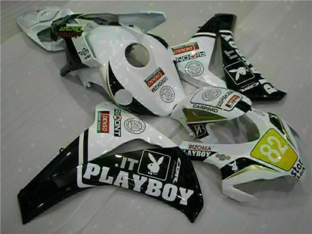 2008-2011 White Black Playboy Honda CBR1000RR Motorcylce Fairings & Bodywork UK Stores 2008-2011 White Black Playboy Honda CBR1000RR Motorcylce Fairings & Bodywork UK Stores