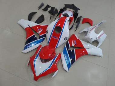 2008-2011 Red White Blue HRC Honda CBR1000RR Motorcycle Fairing UK Stores