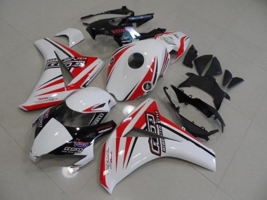 2008-2011 White Red HRC Honda CBR1000RR Bike Fairings UK Stores
