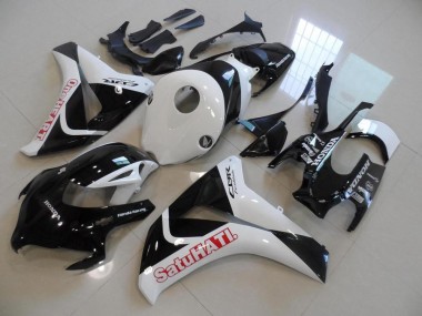 2008-2011 Black White Satuhati Honda CBR1000RR Motorcycle Fairings Kits UK Stores