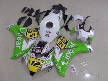 2008-2011 Green Linear 12 Honda CBR1000RR Moto Fairings UK Stores