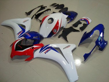 2008-2011 White Blue Red HRC Honda CBR1000RR Motorcycle Fairings Kit UK Stores