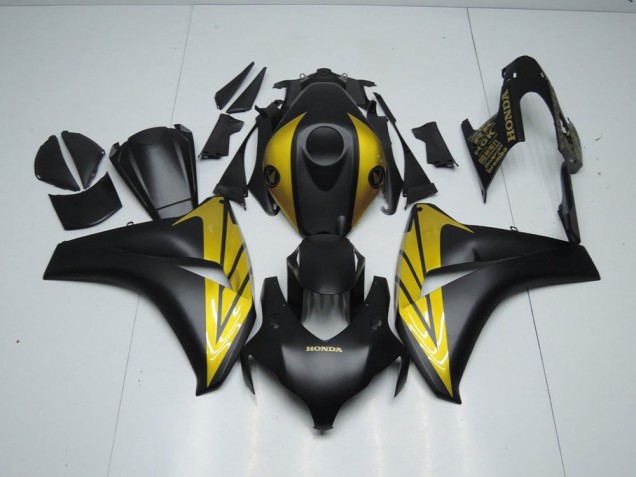 2008-2011 Matte Black and Gold Honda CBR1000RR Bike Fairings UK Stores 2008-2011 Matte Black and Gold Honda CBR1000RR Bike Fairings UK Stores