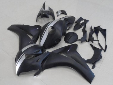 2008-2011 Matte Black and Silver Honda CBR1000RR Motorbike Fairing UK Stores