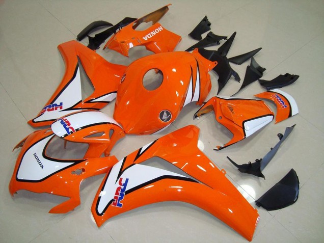 2008-2011 Sunset Orange HRC Honda CBR1000RR Motorcycle Fairings Kit UK Stores 2008-2011 Sunset Orange HRC Honda CBR1000RR Motorcycle Fairings Kit UK Stores