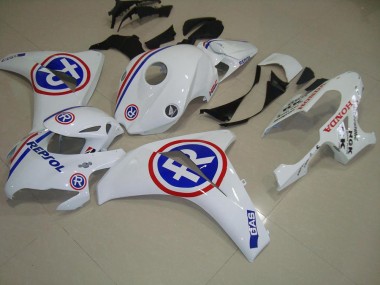 2008-2011 White Repsol Honda CBR1000RR Motorcycle Fairing Kits UK Stores