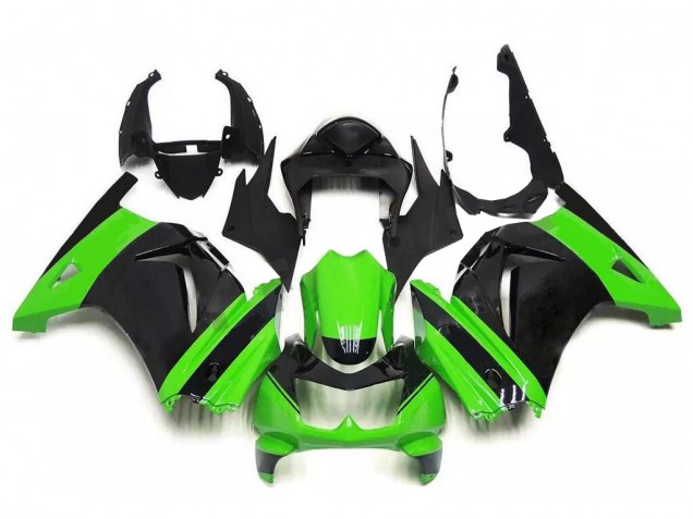 2008-2012 Green Black Kawasaki EX250 Bike Fairings UK Stores 2008-2012 Green Black Kawasaki EX250 Bike Fairings UK Stores
