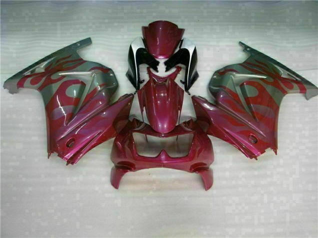 2008-2012 Purple Red Kawasaki EX250 Replacement Motorcycle Fairings UK Stores 2008-2012 Purple Red Kawasaki EX250 Replacement Motorcycle Fairings UK Stores