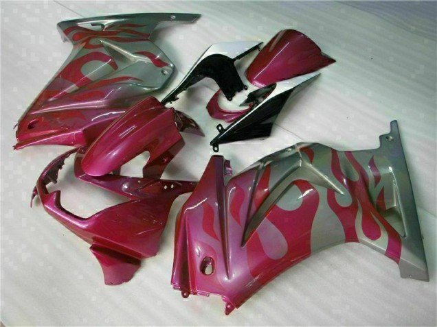 2008-2012 Purple Red Kawasaki EX250 Replacement Motorcycle Fairings UK Stores 2008-2012 Purple Red Kawasaki EX250 Replacement Motorcycle Fairings UK Stores