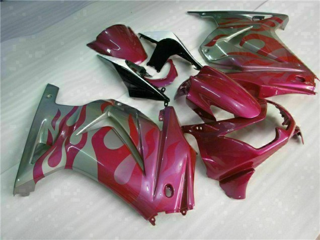 2008-2012 Purple Red Kawasaki EX250 Replacement Motorcycle Fairings UK Stores 2008-2012 Purple Red Kawasaki EX250 Replacement Motorcycle Fairings UK Stores