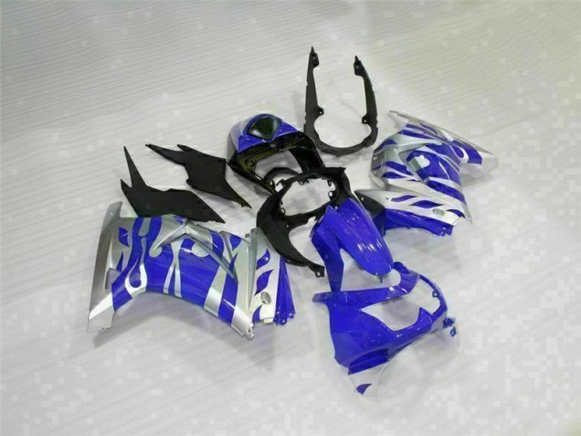 2008-2012 Black Blue Kawasaki EX250 Replacement Fairings UK Stores 2008-2012 Black Blue Kawasaki EX250 Replacement Fairings UK Stores