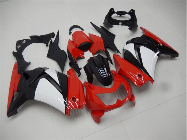 2008-2012 Red Black White Kawasaki EX250 Motorcycle Fairings UK Stores 2008-2012 Red Black White Kawasaki EX250 Motorcycle Fairings UK Stores