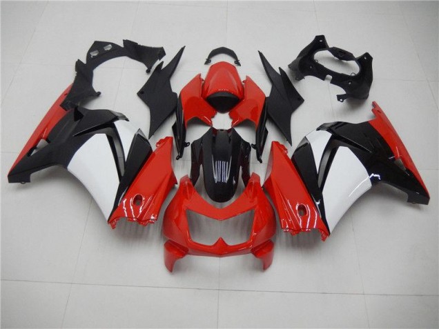 2008-2012 Red Black White Kawasaki EX250 Motorcycle Fairings UK Stores 2008-2012 Red Black White Kawasaki EX250 Motorcycle Fairings UK Stores