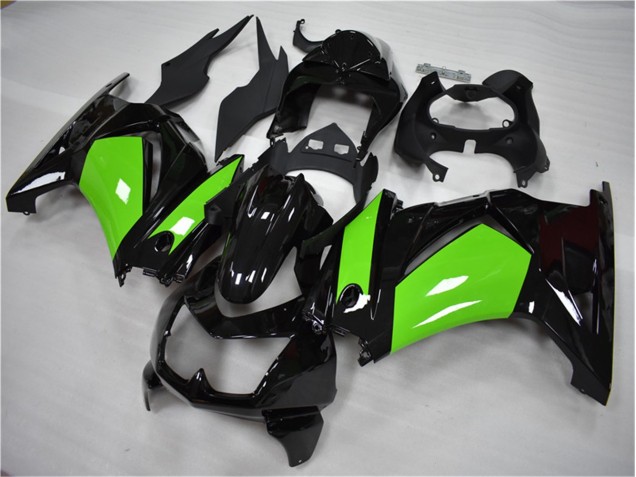 2008-2012 Black Green Kawasaki EX250 Motorcycle Fairing UK Stores 2008-2012 Black Green Kawasaki EX250 Motorcycle Fairing UK Stores