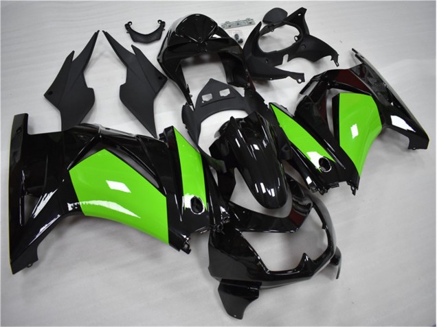 2008-2012 Black Green Kawasaki EX250 Motorcycle Fairing UK Stores 2008-2012 Black Green Kawasaki EX250 Motorcycle Fairing UK Stores