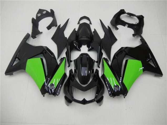 2008-2012 Black Green Kawasaki EX250 Motorcycle Fairing UK Stores 2008-2012 Black Green Kawasaki EX250 Motorcycle Fairing UK Stores