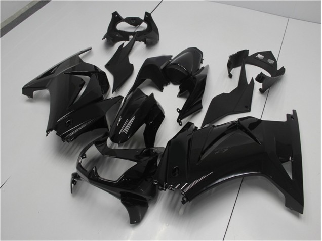 2008-2012 Glossy Black Kawasaki EX250 Motorcycle Fairing Kits UK Stores 2008-2012 Glossy Black Kawasaki EX250 Motorcycle Fairing Kits UK Stores