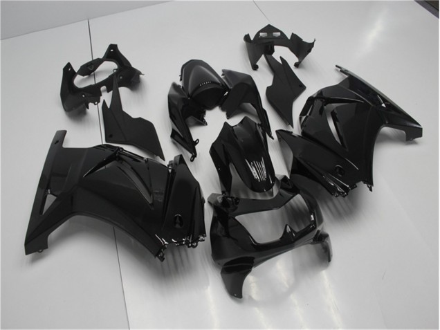 2008-2012 Glossy Black Kawasaki EX250 Motorcycle Fairing Kits UK Stores 2008-2012 Glossy Black Kawasaki EX250 Motorcycle Fairing Kits UK Stores