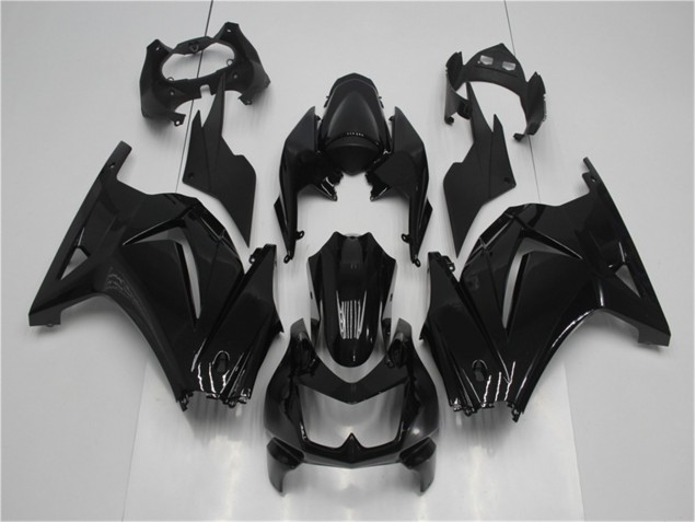 2008-2012 Glossy Black Kawasaki EX250 Motorcycle Fairing Kits UK Stores 2008-2012 Glossy Black Kawasaki EX250 Motorcycle Fairing Kits UK Stores