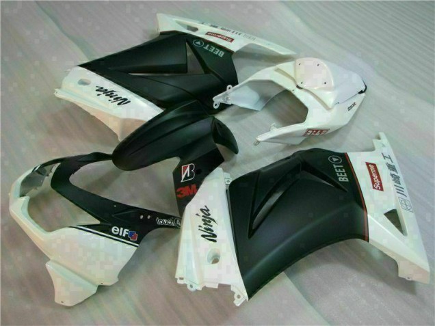 2008-2012 White Black Ninja 3M Kawasaki EX250 Motorcycle Fairings UK Stores 2008-2012 White Black Ninja 3M Kawasaki EX250 Motorcycle Fairings UK Stores