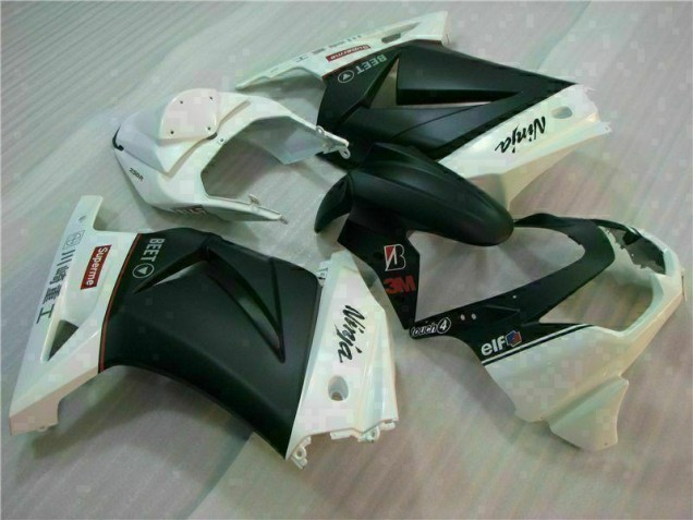 2008-2012 White Black Ninja 3M Kawasaki EX250 Motorcycle Fairings UK Stores 2008-2012 White Black Ninja 3M Kawasaki EX250 Motorcycle Fairings UK Stores