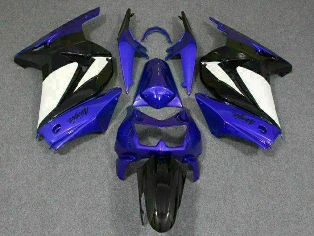 2008-2012 Blue White Black Ninja Kawasaki EX250 Motorbike Fairing UK Stores 2008-2012 Blue White Black Ninja Kawasaki EX250 Motorbike Fairing UK Stores