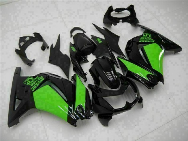 2008-2012 Black Green Ninja Kawasaki EX250 Motorcycle Bodywork UK Stores 2008-2012 Black Green Ninja Kawasaki EX250 Motorcycle Bodywork UK Stores