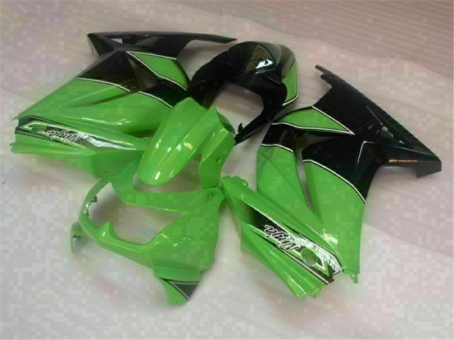 2008-2012 Green Black Kawasaki EX250 Motorbike Fairing Kits UK Stores 2008-2012 Green Black Kawasaki EX250 Motorbike Fairing Kits UK Stores