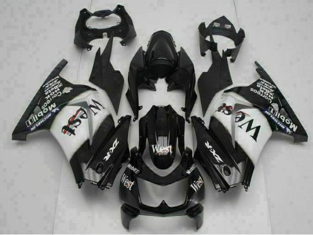 2008-2012 Black West Kawasaki EX250 Motorcycle Fairings Kits UK Stores 2008-2012 Black West Kawasaki EX250 Motorcycle Fairings Kits UK Stores