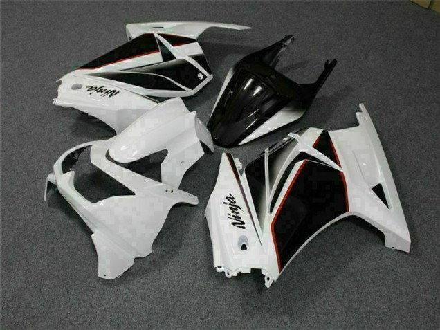 2008-2012 White Black Ninja Kawasaki EX250 Replacement Fairings UK Stores 2008-2012 White Black Ninja Kawasaki EX250 Replacement Fairings UK Stores