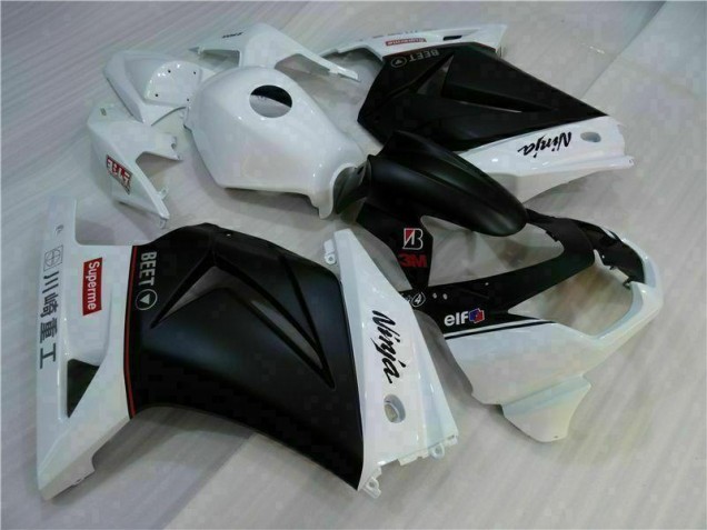 2008-2012 White Black Ninja Kawasaki EX250 Motorbike Fairings UK Stores 2008-2012 White Black Ninja Kawasaki EX250 Motorbike Fairings UK Stores