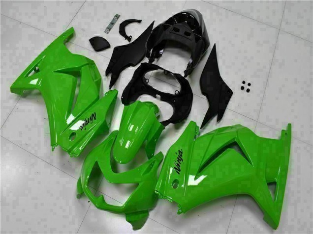 2008-2012 Green Black Ninja Kawasaki EX250 Motorcycle Fairing Kits UK Stores 2008-2012 Green Black Ninja Kawasaki EX250 Motorcycle Fairing Kits UK Stores