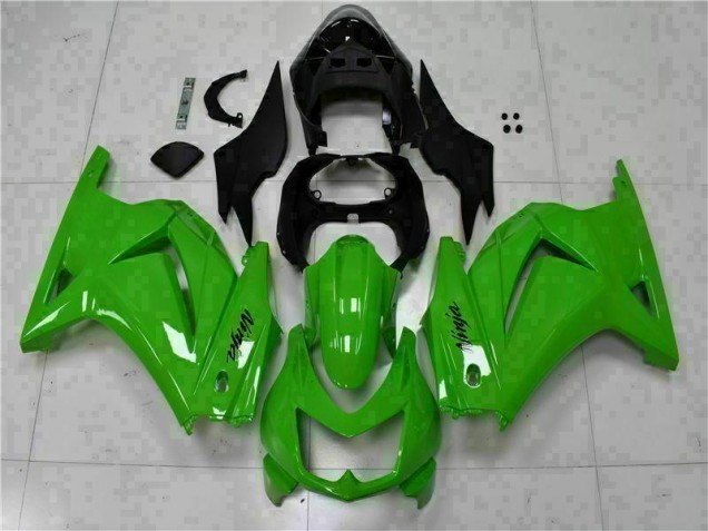 2008-2012 Green Black Ninja Kawasaki EX250 Motorcycle Fairing Kits UK Stores 2008-2012 Green Black Ninja Kawasaki EX250 Motorcycle Fairing Kits UK Stores