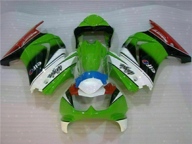 2008-2012 White Green Black Ninja Kawasaki EX250 Motorbike Fairing UK Stores 2008-2012 White Green Black Ninja Kawasaki EX250 Motorbike Fairing UK Stores
