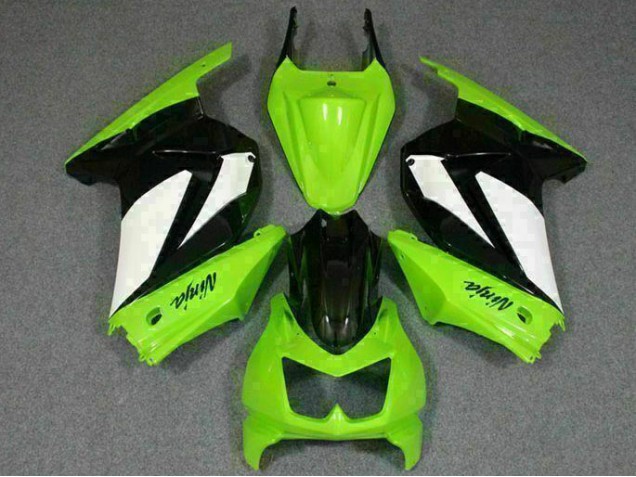 2008-2012 Green Black Ninja Kawasaki EX250 Replacement Motorcycle Fairings UK Stores 2008-2012 Green Black Ninja Kawasaki EX250 Replacement Motorcycle Fairings UK Stores