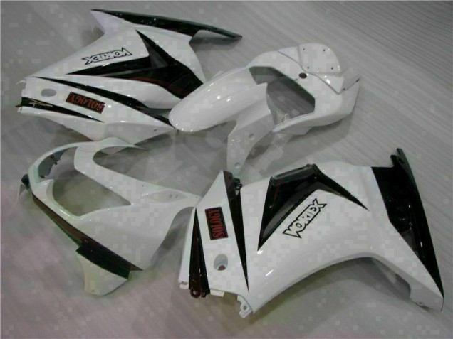 2008-2012 White Black Kawasaki EX250 Motorcycle Bodywork UK Stores 2008-2012 White Black Kawasaki EX250 Motorcycle Bodywork UK Stores
