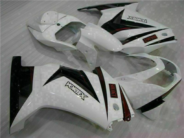 2008-2012 White Black Kawasaki EX250 Motorcycle Bodywork UK Stores 2008-2012 White Black Kawasaki EX250 Motorcycle Bodywork UK Stores