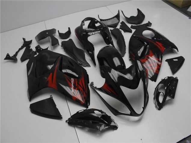 2008-2019 Black Red Suzuki GSXR 1300 Hayabusa Motor Bike Fairings UK Stores