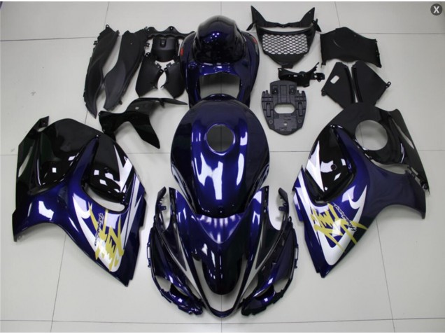 2008-2019 Blue Gold Suzuki GSXR 1300 Hayabusa Motorcycle Bodywork UK Stores 2008-2019 Blue Gold Suzuki GSXR 1300 Hayabusa Motorcycle Bodywork UK Stores