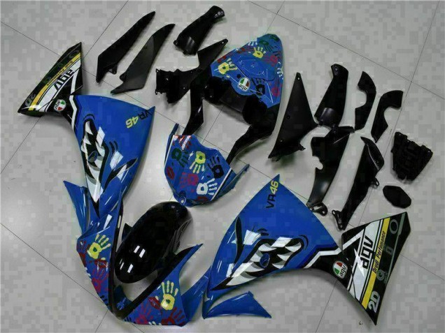 2009-2011 Blue Yamaha YZF R1 Bike Fairings UK Stores 2009-2011 Blue Yamaha YZF R1 Bike Fairings UK Stores