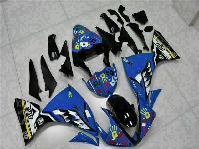 2009-2011 Blue Yamaha YZF R1 Bike Fairings UK Stores 2009-2011 Blue Yamaha YZF R1 Bike Fairings UK Stores