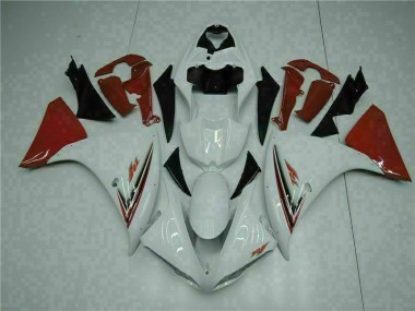 2009-2011 White Red Yamaha YZF R1 Bike Fairing Kit UK Stores