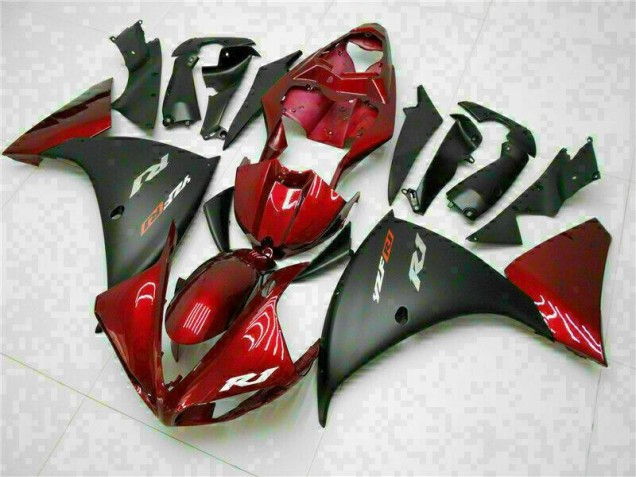 2009-2011 Red Black Yamaha YZF R1 Motorbike Fairing Kits UK Stores 2009-2011 Red Black Yamaha YZF R1 Motorbike Fairing Kits UK Stores