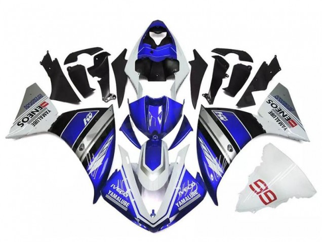 2009-2011 White Blue Silver Yamaha YZF R1 Bike Fairings UK Stores 2009-2011 White Blue Silver Yamaha YZF R1 Bike Fairings UK Stores